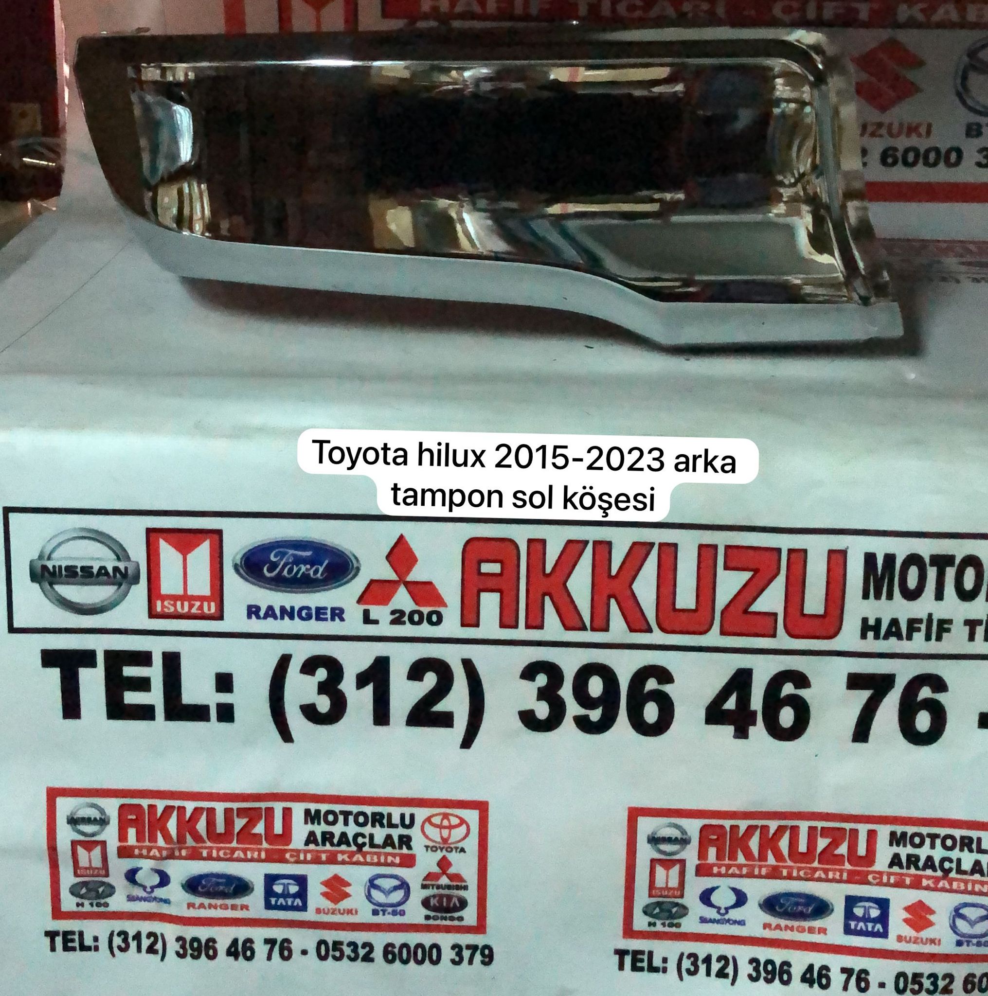 TOYOTA HİLUX ARKA TAMPON SOL KÖŞESİ -X14042025-279