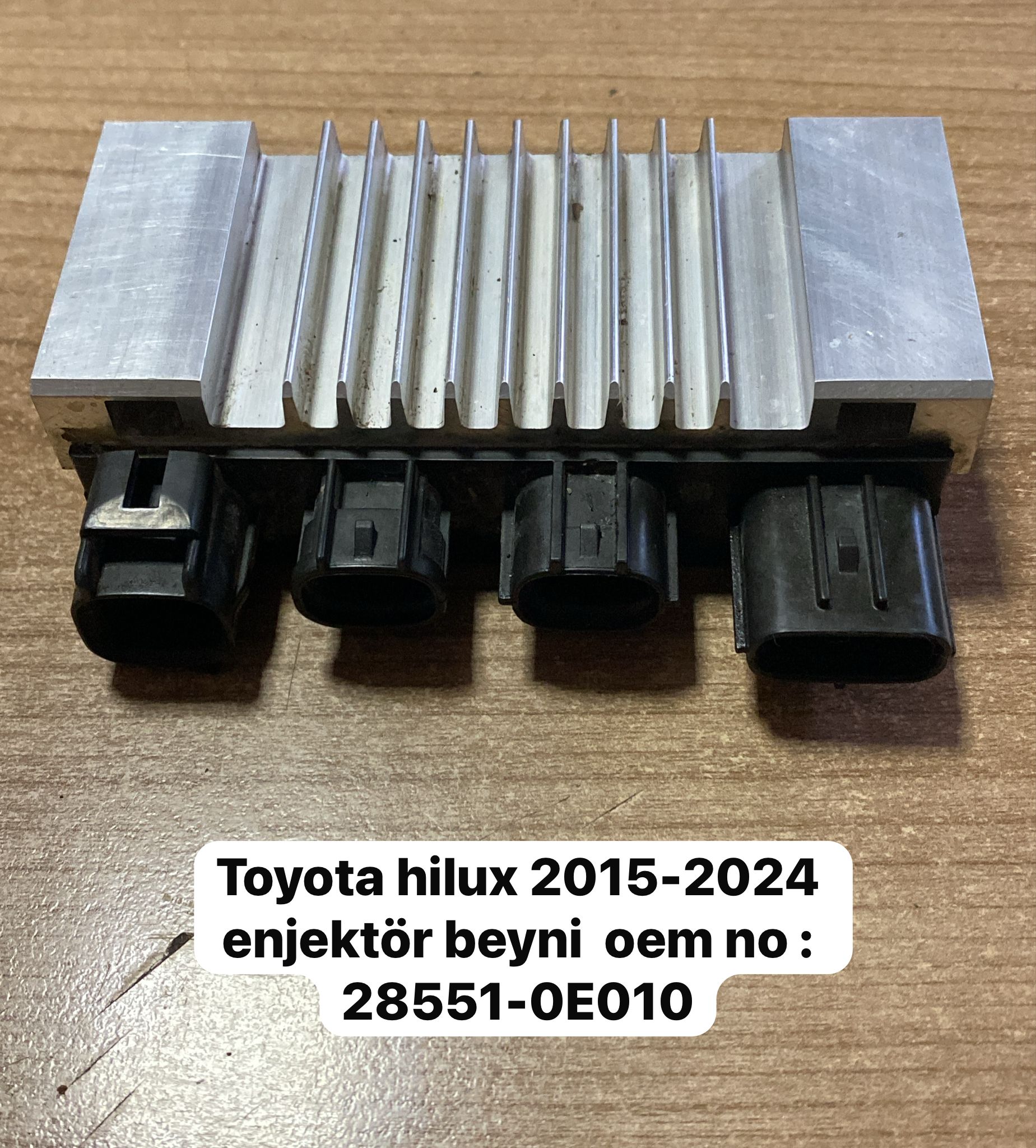 TOYOTA HİLUX 2015-2024 ENJEKTÖR BEYNİ OEM NO:28551-0E010 -X14042025-3067