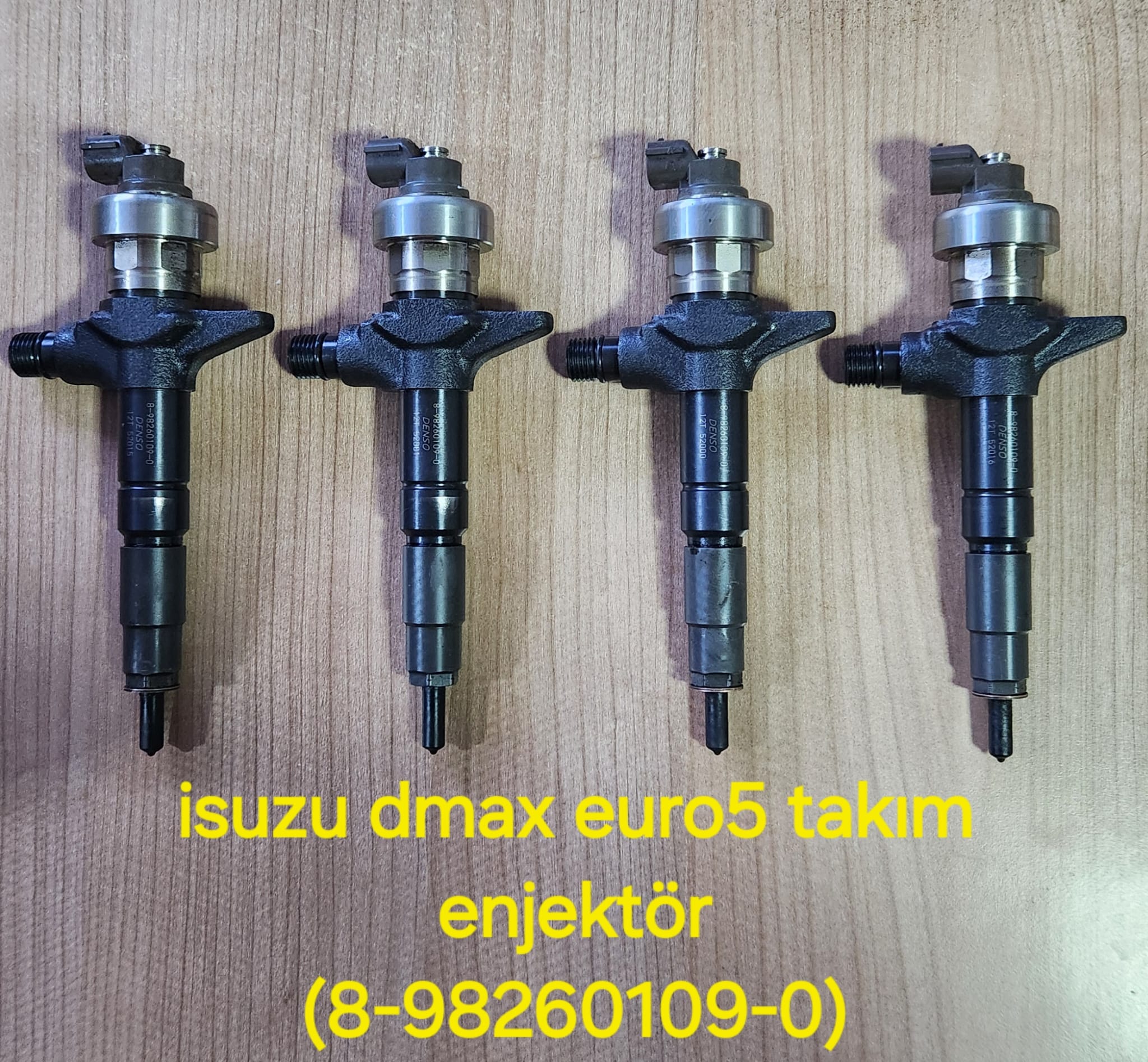 ISUZU DMAX EURO5 TAKIM ENJEKTÖR 75.000 KM DE (8-98260109-0) -X14042025-2636