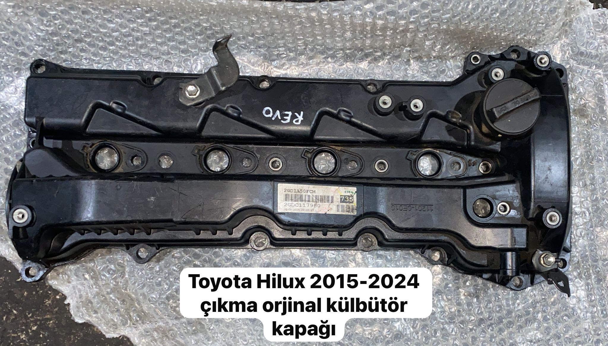 TOYOTA HİLUX 2015-2024 ÇIKMA ORJİNA KÜLBÜTÖR KAPAĞI -X14042025-3916
