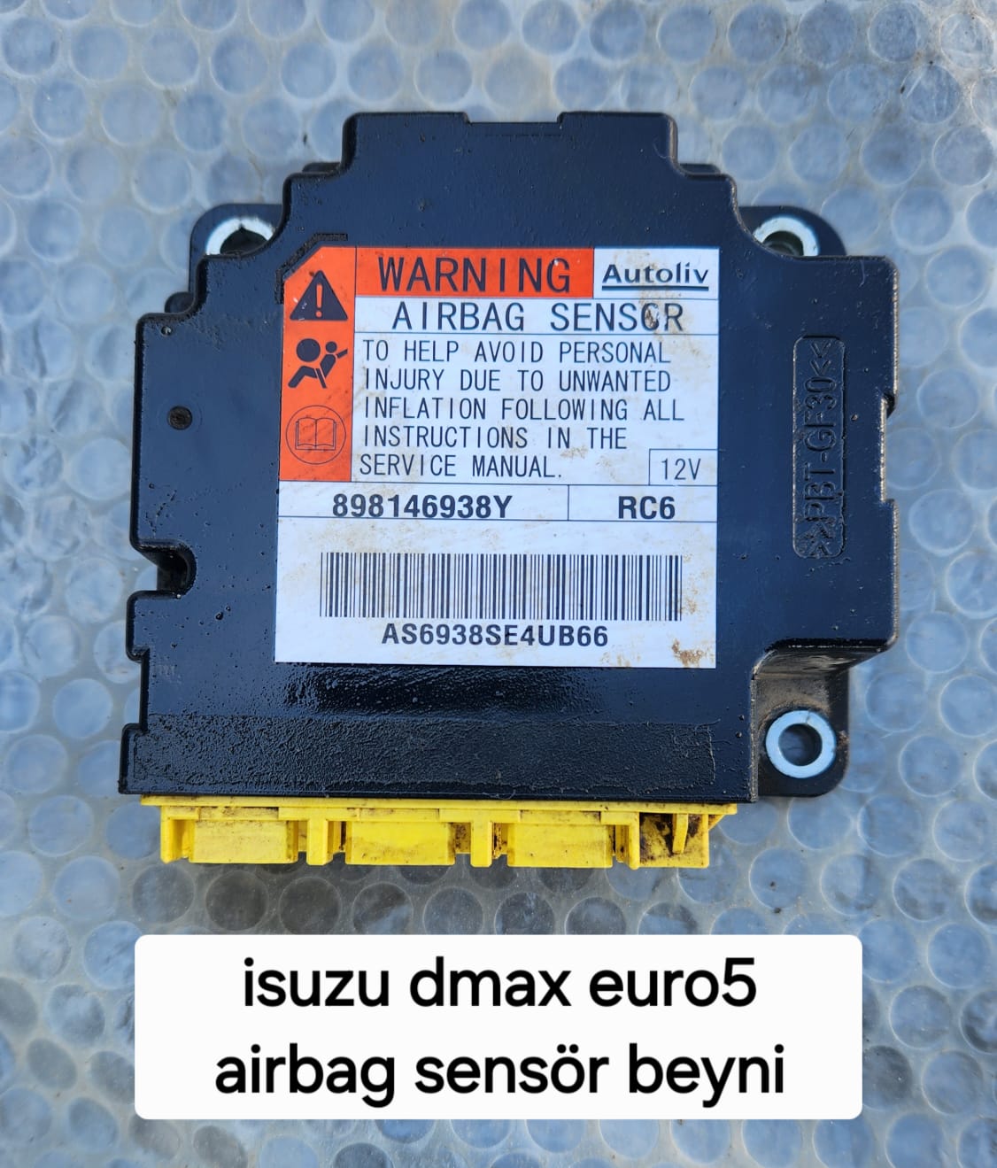 ISUZU DMAX EURO5 AİRBAG SENSÖR BEYNİ -X14042025-4412