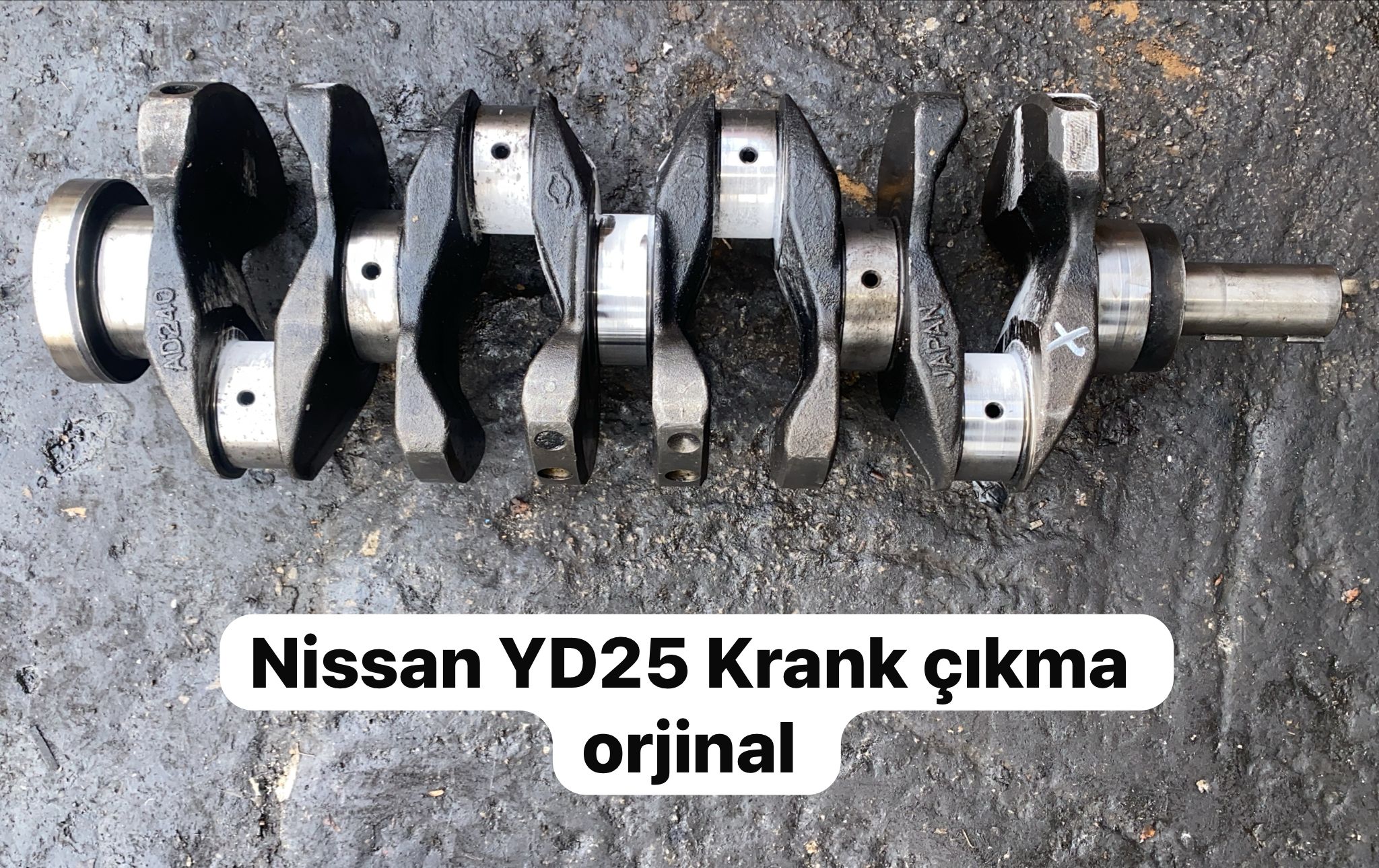 NİSSAN YD25 KRANK ÇIKMA ORJİNAL -X14042025-4545