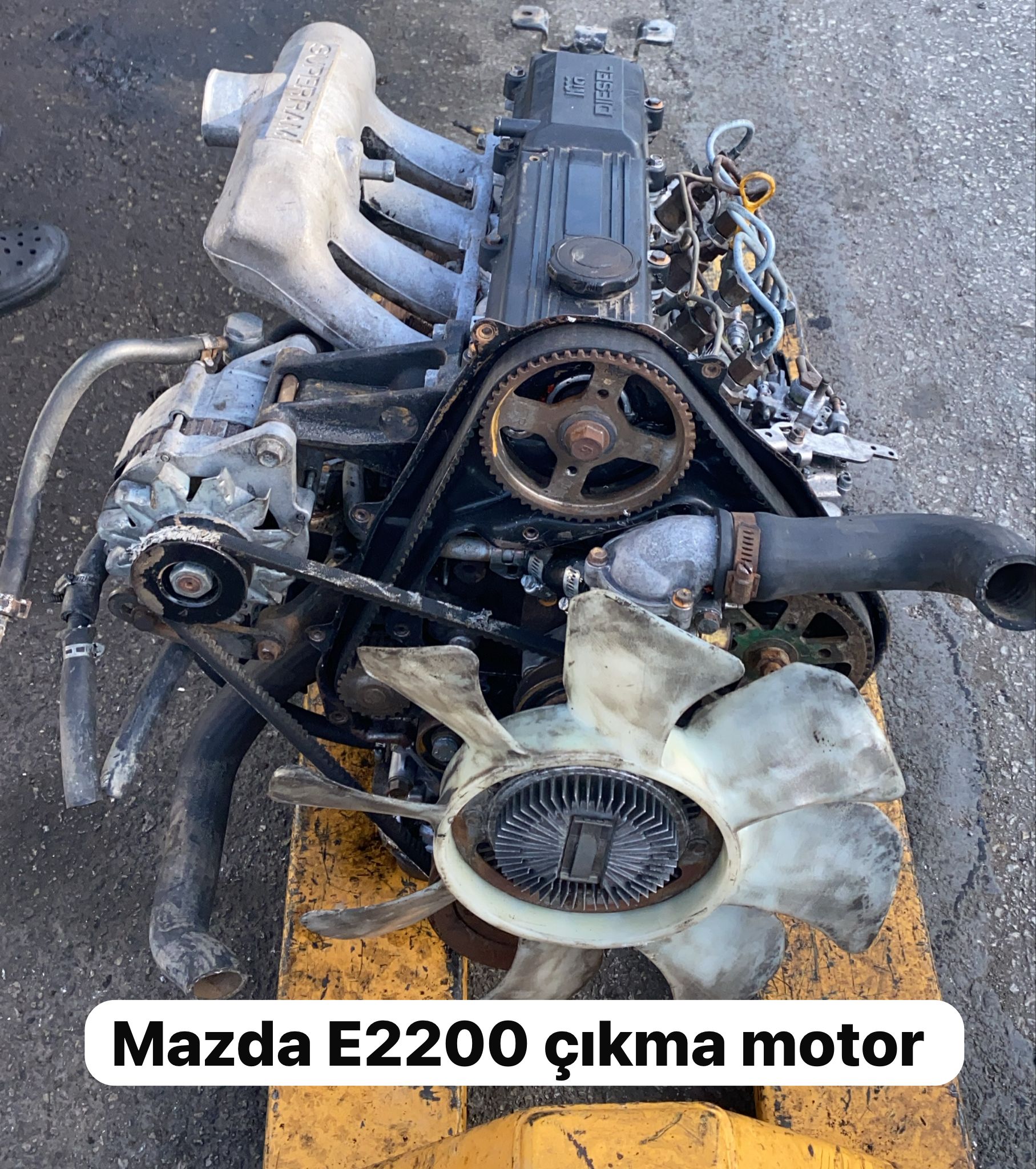MAZDA E2200 ÇIKMA ORJİNAL MOTOR -X14042025-5544