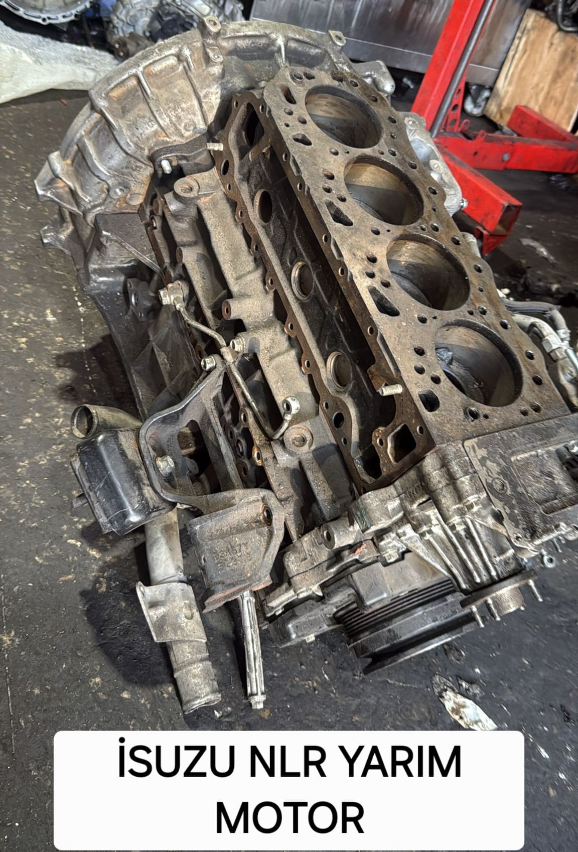 ISUZU NLR YARIM MOTOR -X14042025-5789