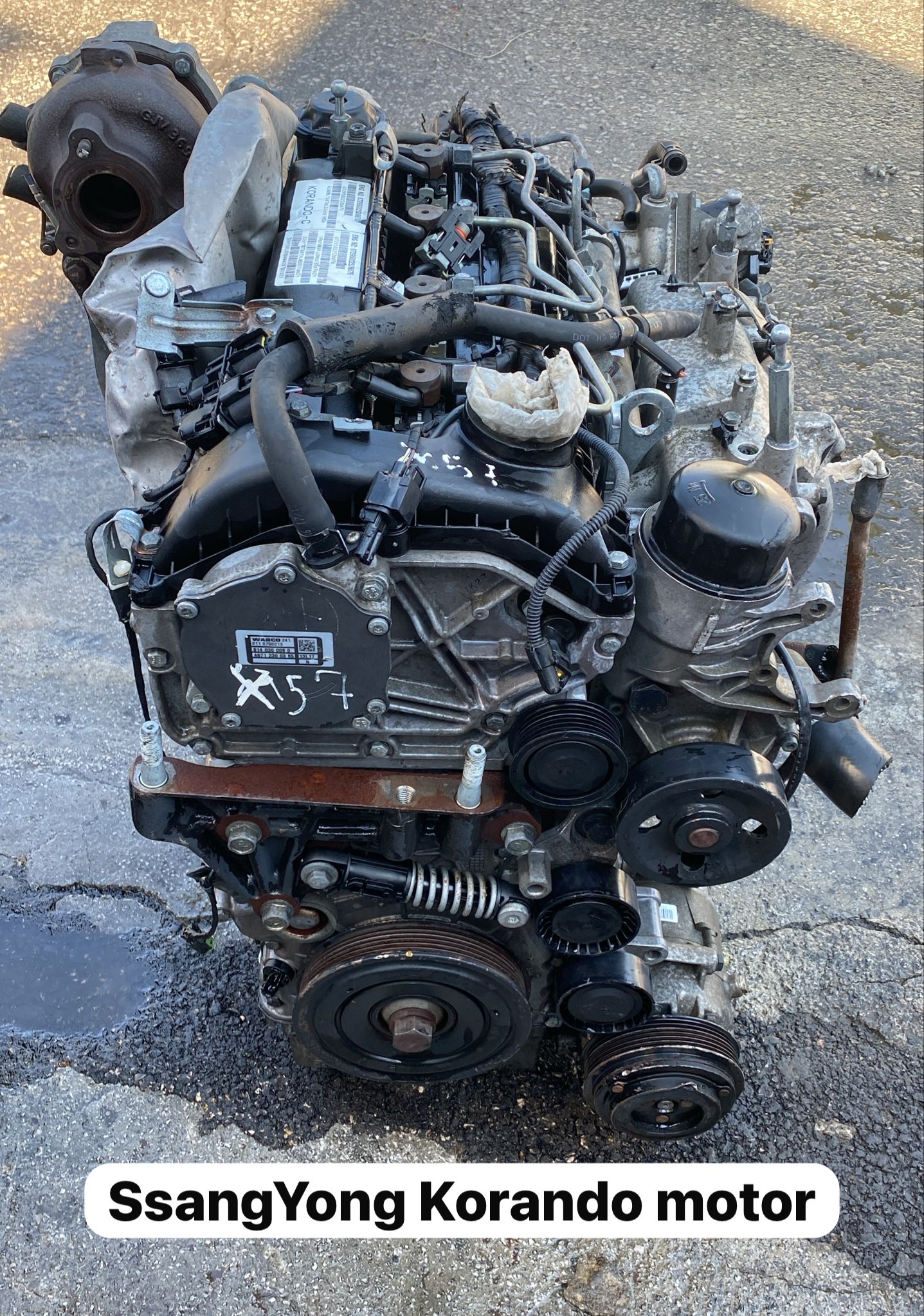 SSANGYONG KORANDO ÇIKMA ORJİNAL MOTOR -X14042025-5891