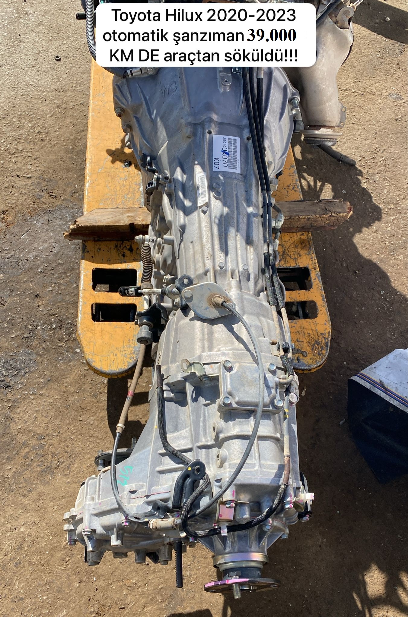 TOYOTA HİLUX 2020-2023 ÇIKMA ORJİNAL ŞANZUMAN -X14042025-5950